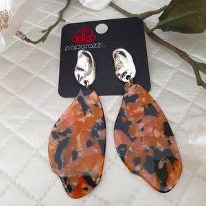 🦋. Paparrazi Tortoiseshell Lucite Earrings